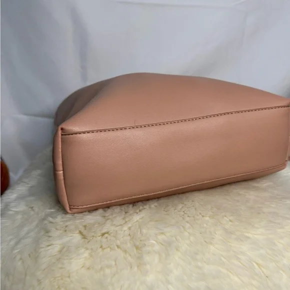 Pink and Gold Tote Bag Minimalist Design and Crossbody Strap - Like new! - Picture 4 of 9